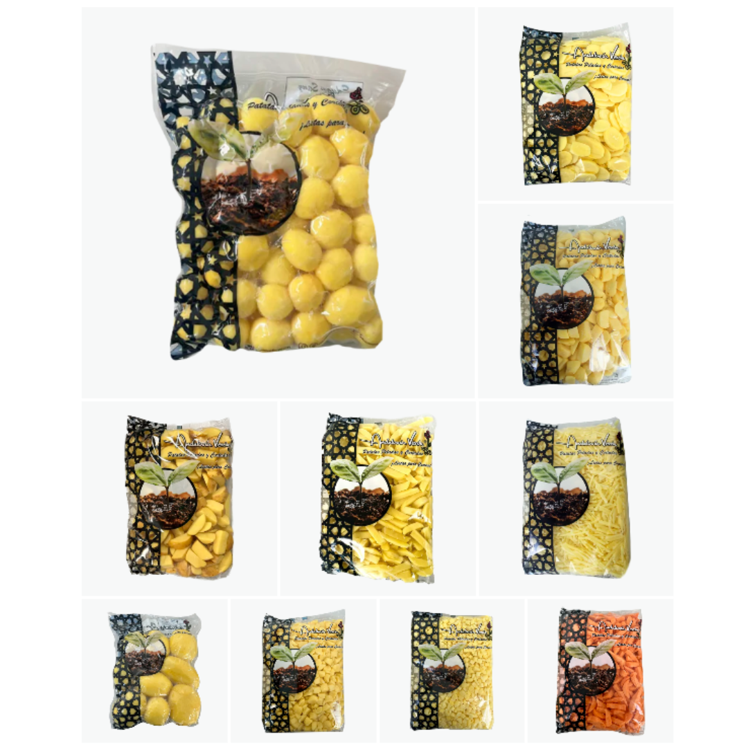 Bolsas con variedades de productos