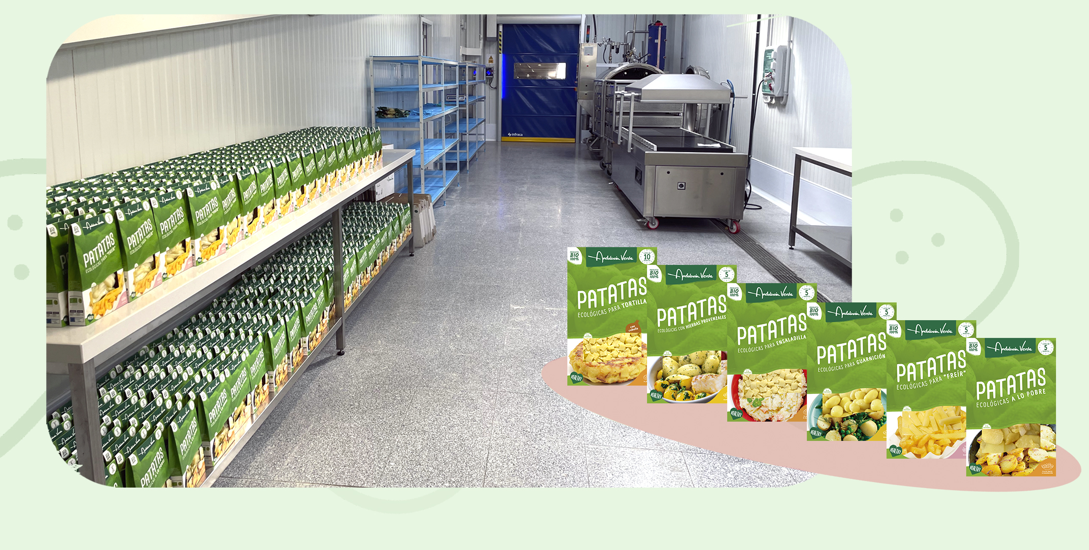 Patatas Eduardo Sanz IV y V Gama en almac&eacute;n refrigerado listas para su distribuci&oacute;n