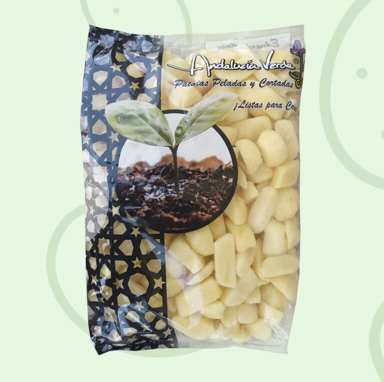 Patatas IV Gama en dados listas para cocinar